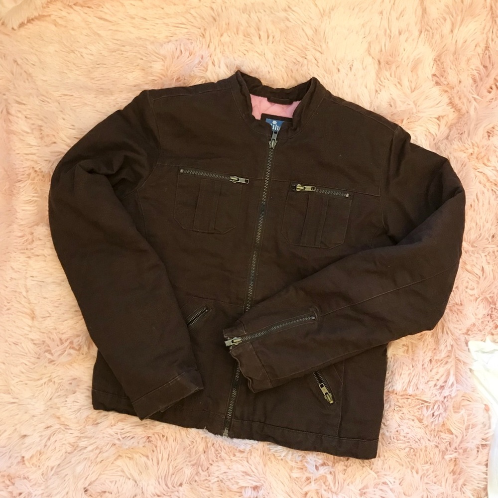 Lilu by PacSun Brown Puffer Jacket sz M